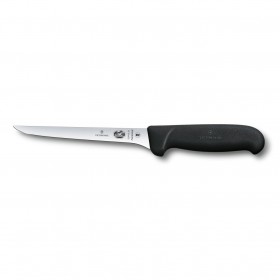 Boning knife with 15 cm / 6 in flexible blade and synthetic black handle
