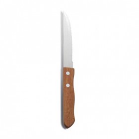 Stainless steel steak knives laser blade with wooden handle 7.8" / 20.5 cm - Set of 6