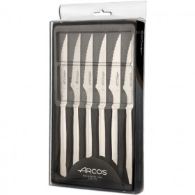 Steak knife - 10cm blade - Gift box of 6 pieces