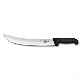 Pro curved cimeter knife 12 in / 31 cm black fibrox handle