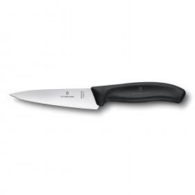 Chef knife with 12cm / 5" blade and black synthetic handle