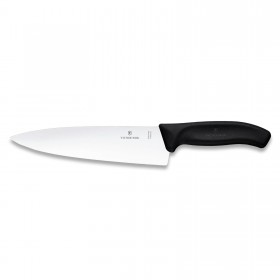 Carving knife 20cm / 8" with black synthetic handle
