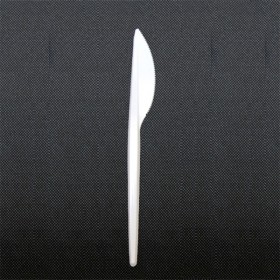 Single use knife in plastic 17.5cm - Sold by 100