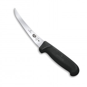 Boning knife 6" / 15cm inox flexible blade - synthetic black handle