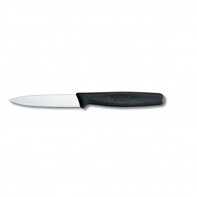 Paring knife with 8cm / 3" blade and black synthetic handle
