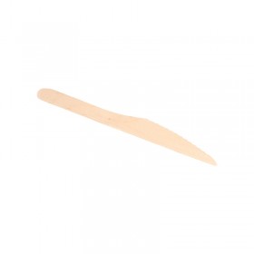 Ecological wooden knife 6.3" / 16.4cm - Set of 100