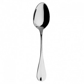 18/10 stainless steel dessert spoon 3,5mm mirror finishing - Sold by 6