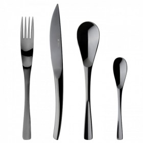 Iced tea black spoon 18/10 stainless steel - Set of 6