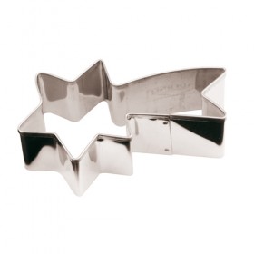 Falling star pastry cutter in stainless steel 18/10