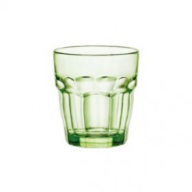 Tinged green old fashioned glass - 27cl - Sold by 6