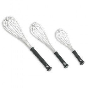 25 cm 18/10 stainless steel whisk - fibreglass handle