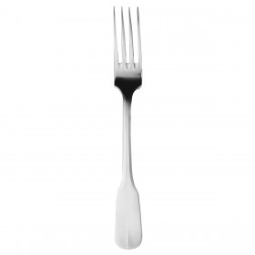 Serving fork - 3 mm thick 18/0 satin stainless steel