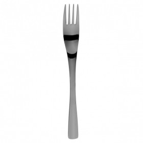 Dessert fork black 18/10 stainless steel - Set of 6