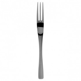 Gourmet fork black 18/10 stainless steel - Set of 6