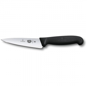 Paring knife with 12cm / 4.72" blade and black synthetic handle