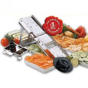 Professional Stainless steel mandoline 60 blades without guard 16 x 5 x 2" / 41 x 13.5 x 4.5 cm