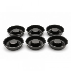 6.5 cm non-stick rum baba mold - Set of 6