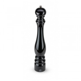 Black lacquered pepper mill 50cm/19.7" - beech wood