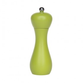 Salt mill 18cm lime plastic