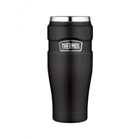 Stainless steel insulated mug 47cl / 16oz matte black