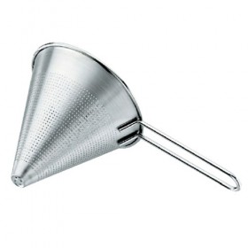 20 cm stainless steel chinese strainer without stand - wire handle