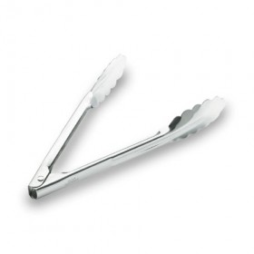 24 cm jumbo utility tong in stainless steel