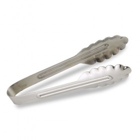 16 cm utility tong in stainless steel