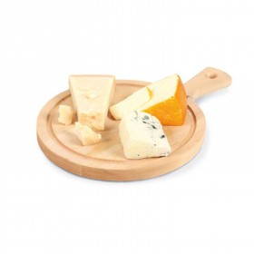 Round wooden cheese board Ø24 cm/ 9,4" - Size M