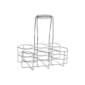 Metal Wine holder - 31 x 21 x 34cm / 12.2 x 8.3 x 13.3"
