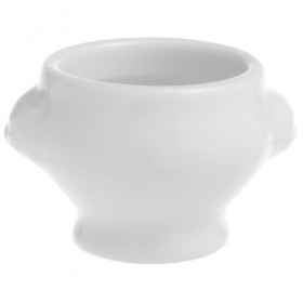Porcelain aperitif pot white 1.7oz / 5cl Tête de lion - Set of 6