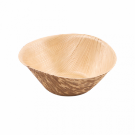 Disposable bamboo mini bowl in natural color Ø 7,5x3 cm / Ø2.7x1" - Set of 50