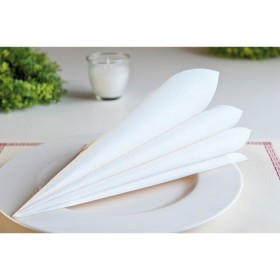 Napkins white airlaid 45 x 45cm - Sold by 50