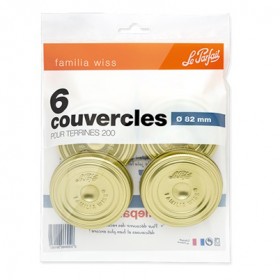 Set of 6 3" / 82mm terrine jar lids