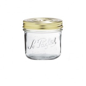 Glass terrine jar 18oz / 500g with 100mm screw lid