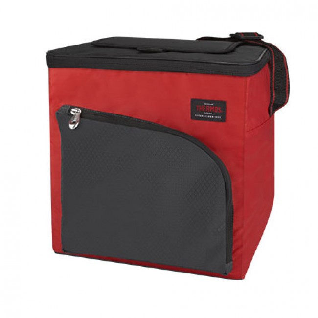 New Thermos Insulated 24 Can Red Black Cooler 