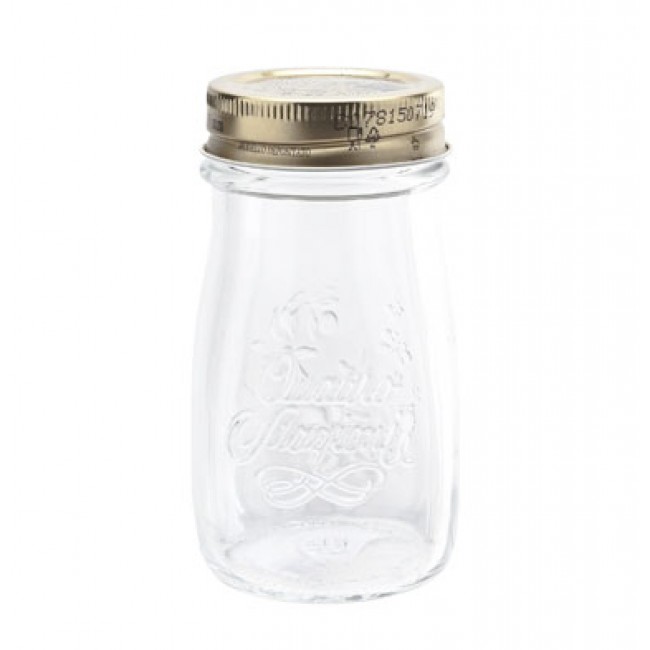 Bormioli Rocco Quatro stagioni キャップジャー　角型 クリア 500ｍｌ [並行輸入品] Bormioli Rocco Quattro Stagioni 1L Glass Storage Jar with Twist
