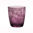 Tumbler - Old fashioned purple glass 10oz / 30cl - Diamond - Bormioli Rocco