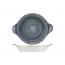Oval blue-grey porcelain dish - Singly Sold - Quiandra- Cosy & Trendy