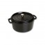 Round cast iron cocotte 10" / 26 cm - black - Fundamentals - Staub