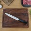 Slicing knife 20cm/7.9" - black handle - Four star 