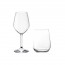 4 wine glasses and 4 low tumbler glasses - set of 8 - Restaurant - Bormioli Rocco
