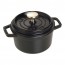 Round cast iron cocotte 14 cm - black - Fondamentales - Staub