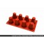 Moule flexible en silicone - 8 babas italiens - Flexipad - Paderno