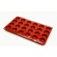 Flexible silicone mold - 24 half-spheres pomponette 