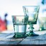 Emerald water goblet - Abeille - La Rochère
