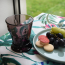 Aubergine Bee water goblet 8.8oz / 26cl 