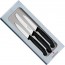 Couteaux d'office manche noir en synthétique - Set de 3  - SwissClassic
