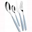 24 pieces sky blue cutlery set in stainless steel 18/10 - 2.5mm - Glamour - Bugatti