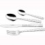 24 pieces cutlery set 13/0 and 18/0 stainless steel - with circle patterns - Céleste - Albert de Thiers