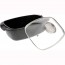 Aluminium baking dish with glass lid 5,7L/193oz - Stone effect - Pradel Excellence